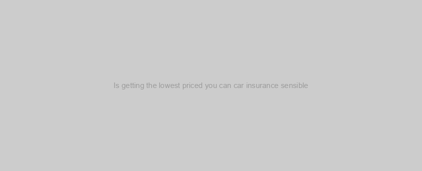 Is getting the lowest priced you can car insurance sensible? Such as for example SafeAuto. ANSWER: I suggest which you visit this site